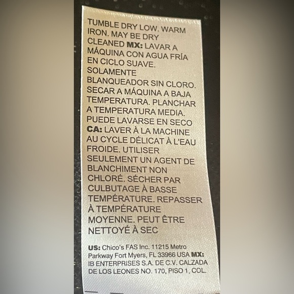 Chicos black and silver open cardigan/jacket - Picture 5 of 5